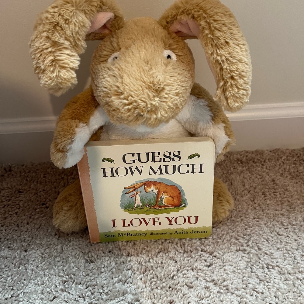 Guess How Much I Love You Plush Bunny with Book